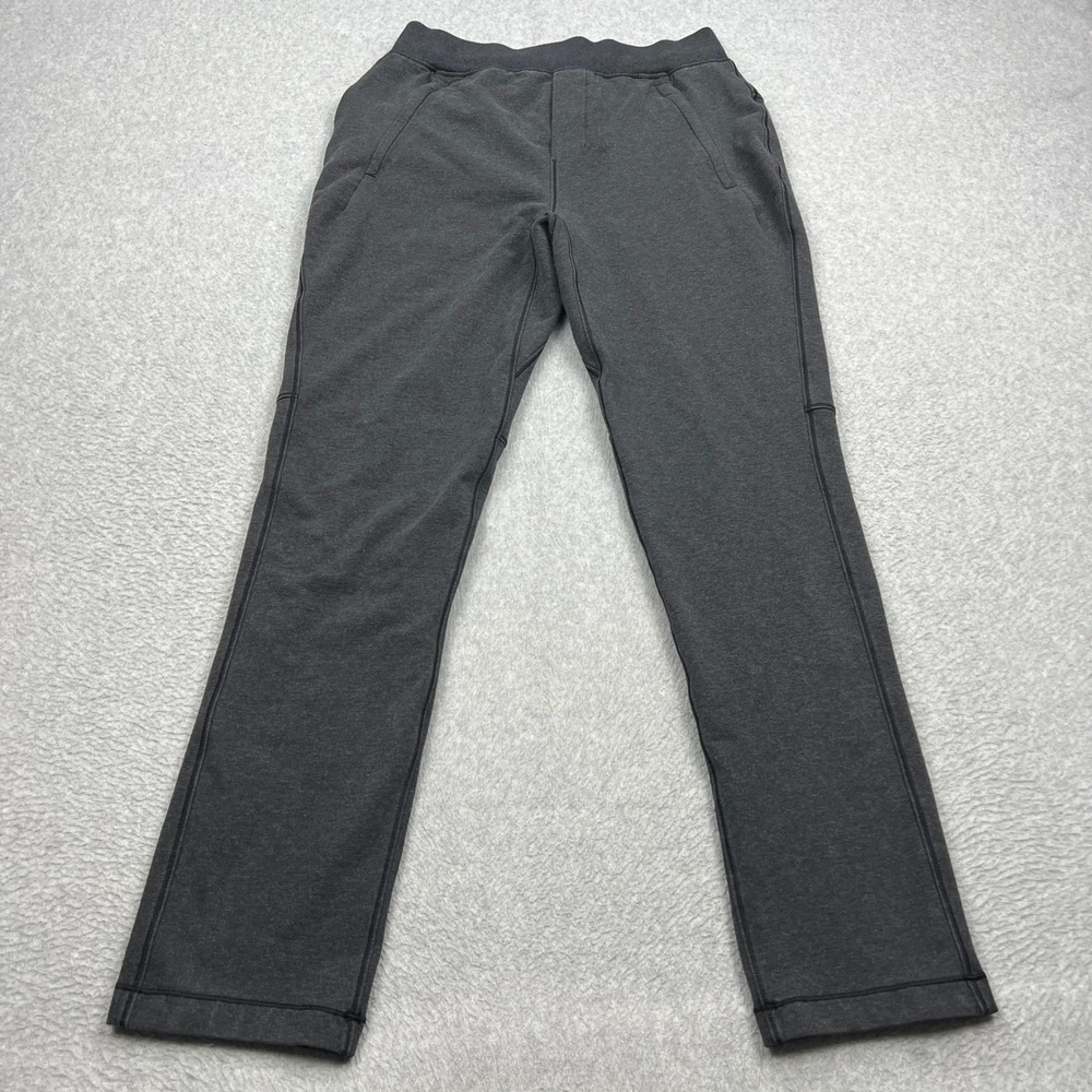 Lululemon Cross Cut Pant Mens Medium Charcoal‎ Drawstring Tapered Jogger M5473S